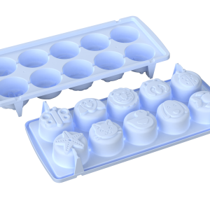 Khay rau câu 10 viên - Hình động vật