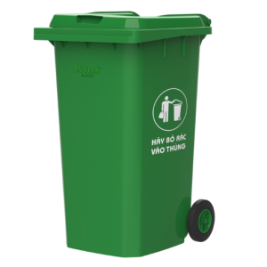 Thùng Rác Nắp Kín 240 Lít